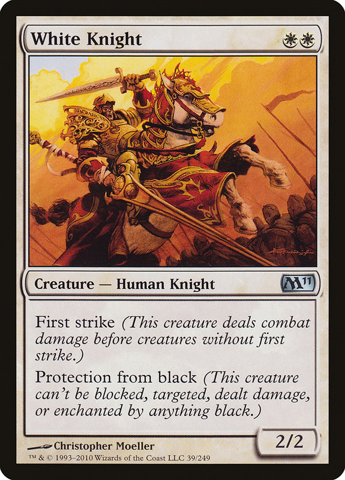 White Knight [Magic 2011] Foil