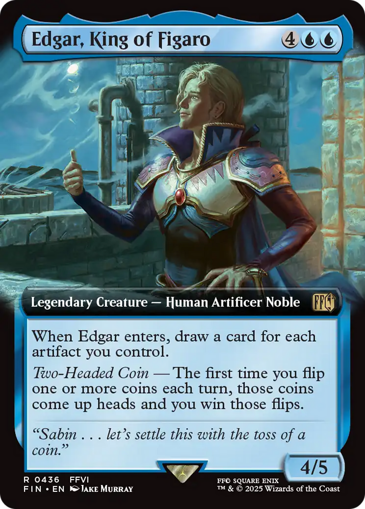 Edgar, King of Figaro (Extended Art) [FINAL FANTASY] Foil