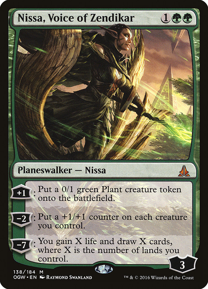 Nissa, Voice of Zendikar [Oath of the Gatewatch] Foil