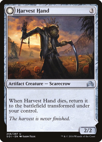 Harvest Hand // Scrounged Scythe [Shadows over Innistrad] Foil