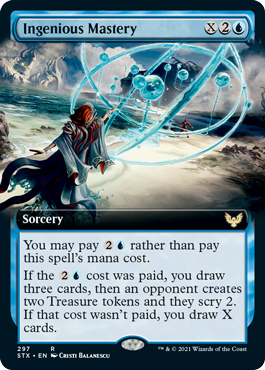 Ingenious Mastery (Extended Art) [Strixhaven: School of Mages] Foil