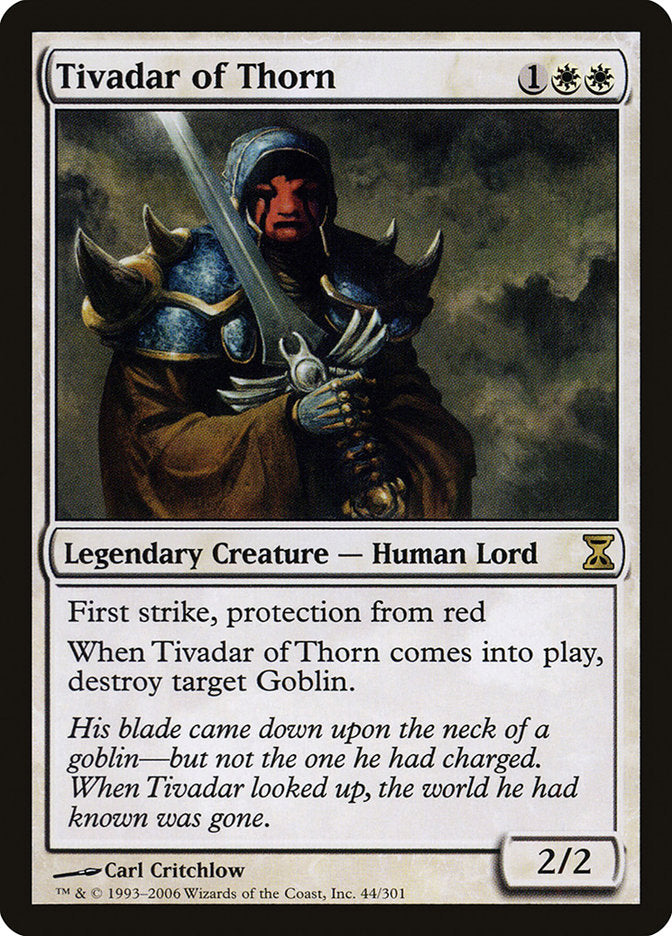 Tivadar of Thorn [Time Spiral] Foil