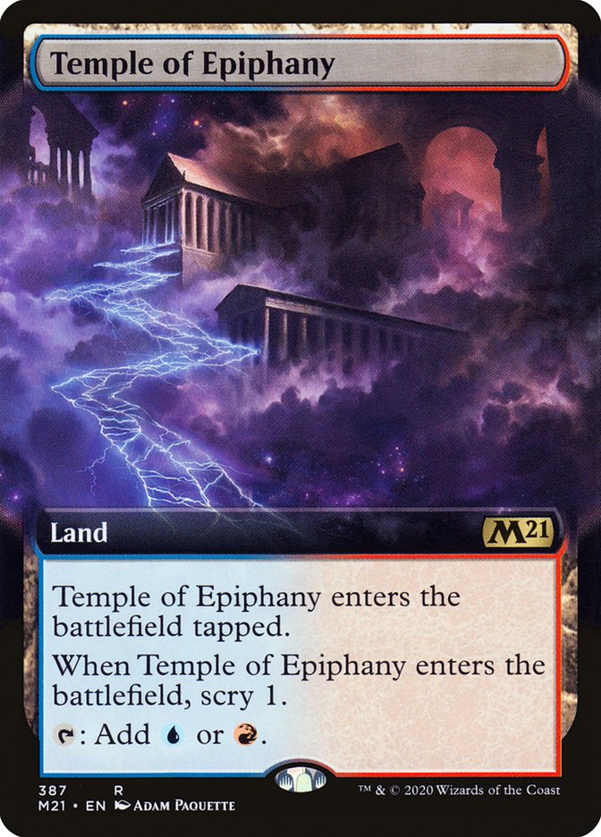 Temple of Epiphany (Extended Art) [Core Set 2021] Foil