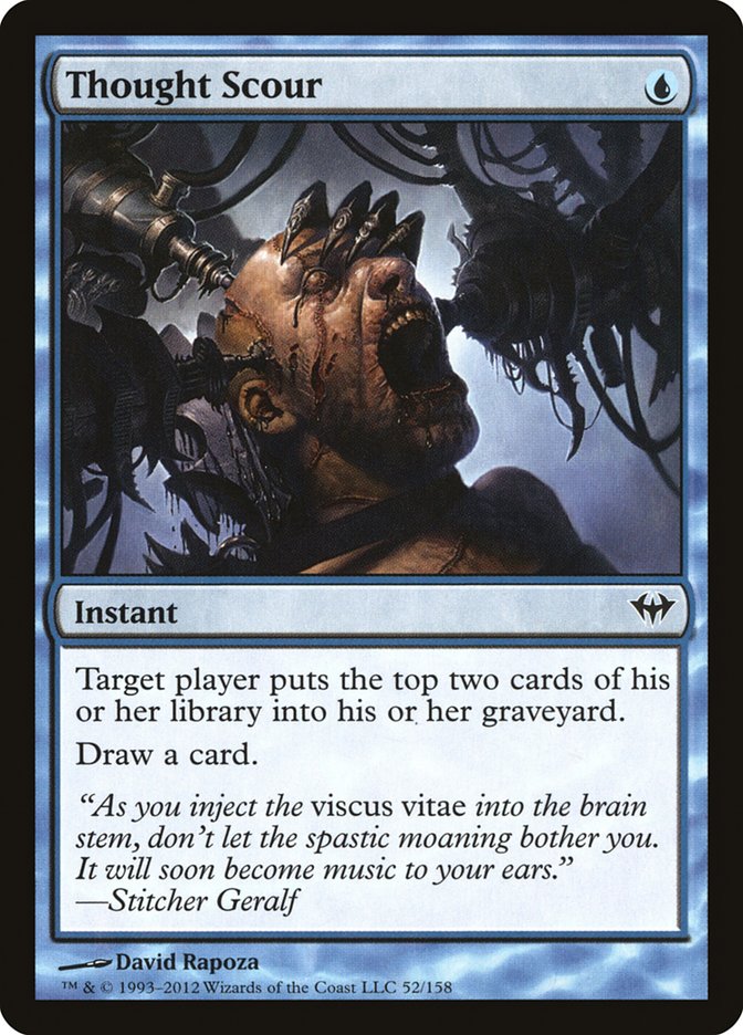 Thought Scour [Dark Ascension] Foil