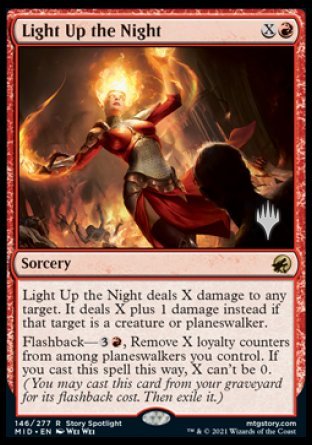Light Up the Night (Promo Pack) [Innistrad: Midnight Hunt Promos] Foil
