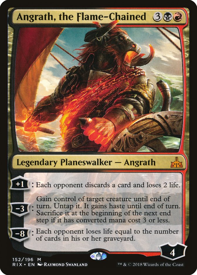 Angrath, the Flame-Chained [Rivals of Ixalan] Foil