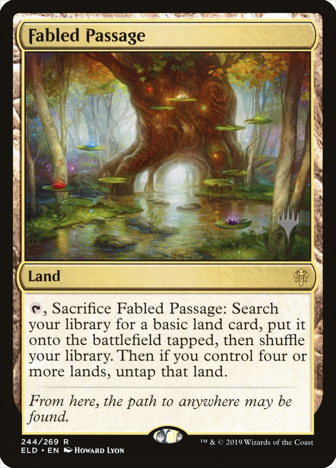Fabled Passage (Promo Pack) [Throne of Eldraine Promos] Foil
