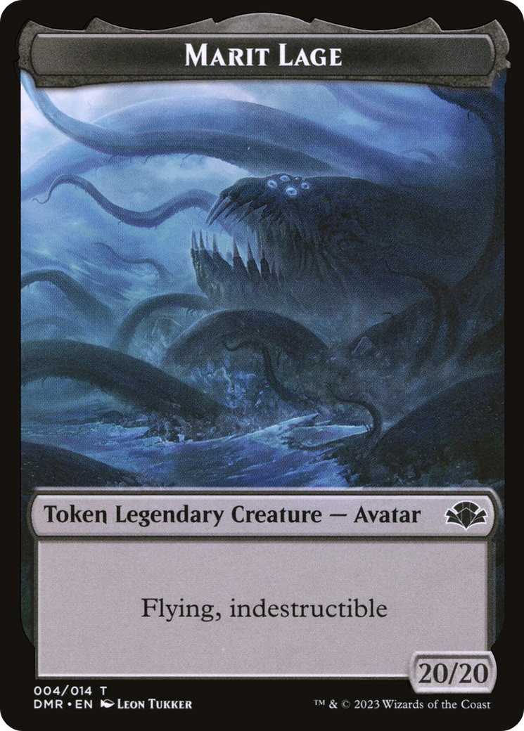 Marit Lage  [Dominaria Remastered Tokens]
