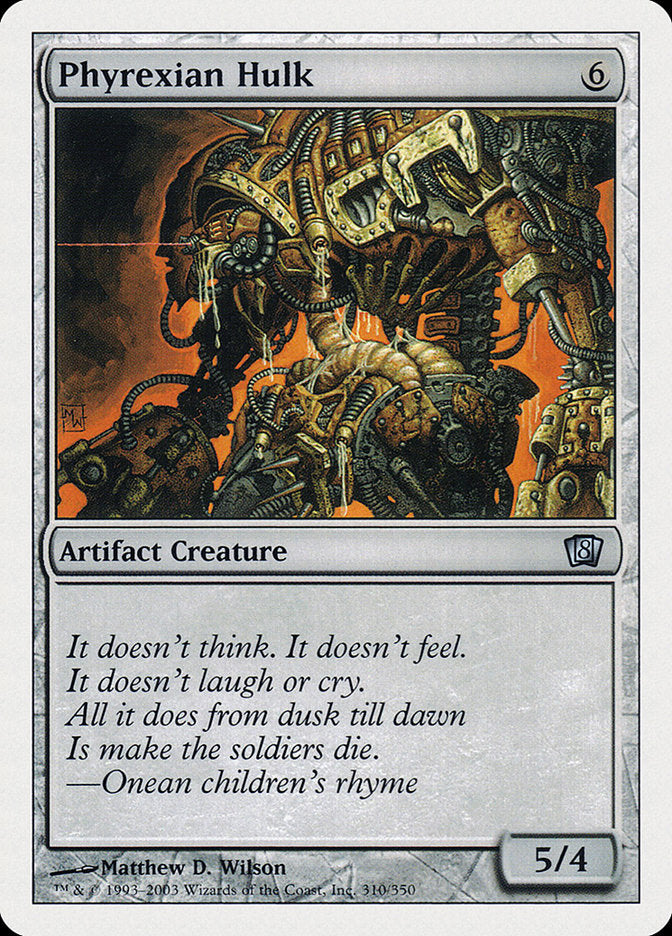 Phyrexian Hulk [Eighth Edition] Foil