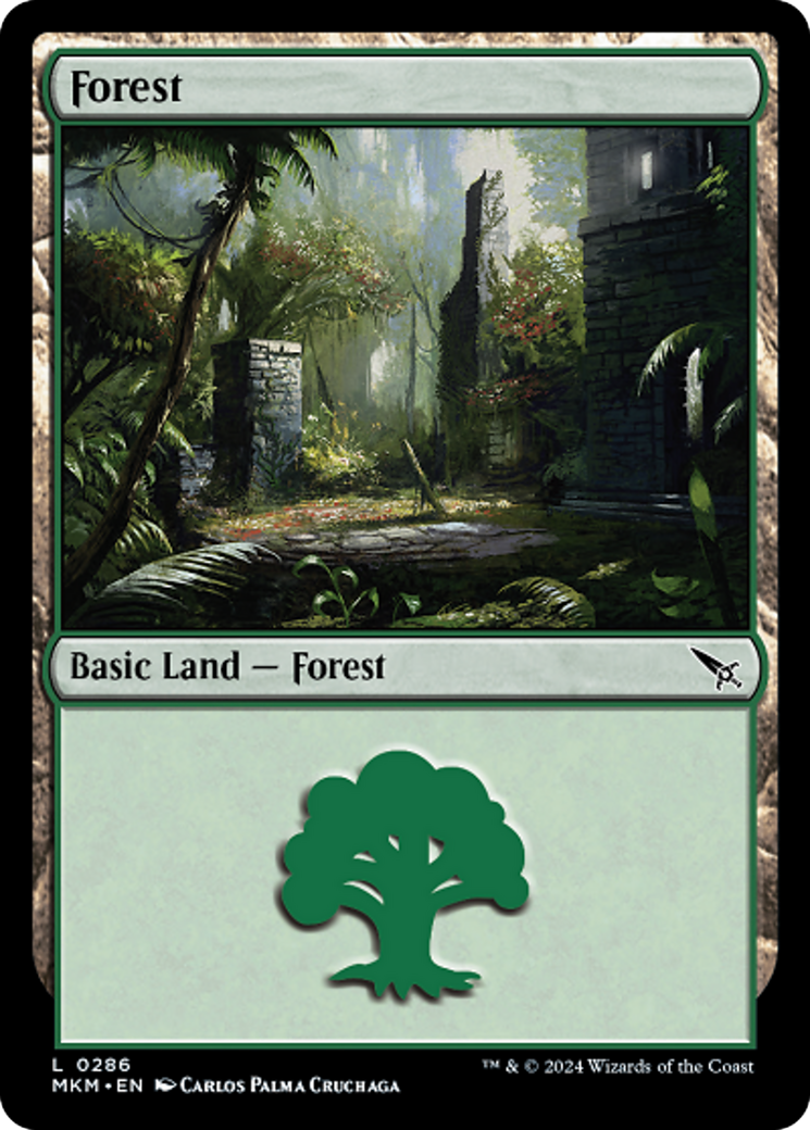 Forest (0286) [Murders at Karlov Manor] Foil