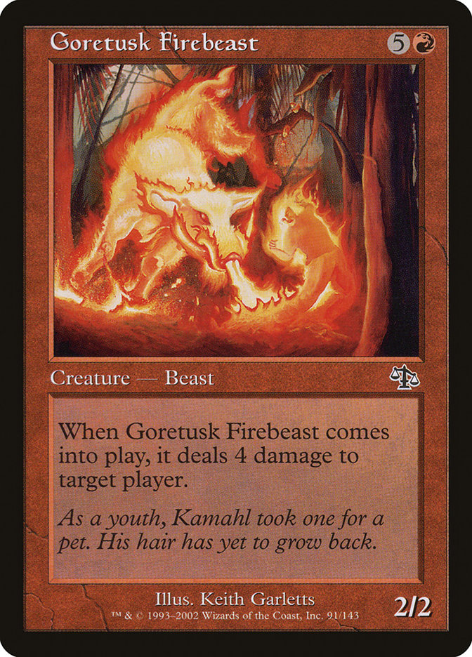 Goretusk Firebeast [Judgment] Foil