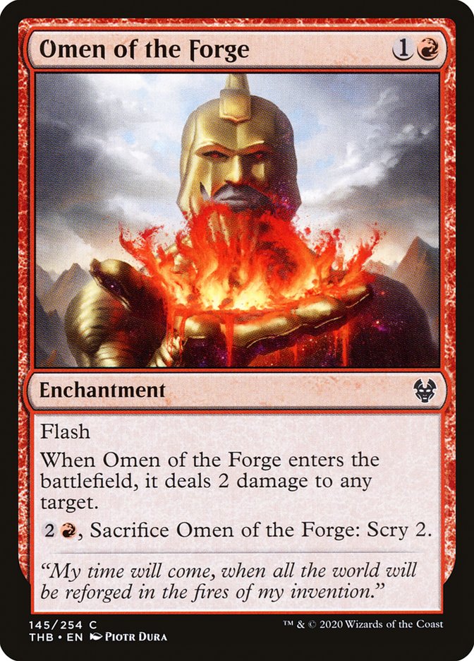 Omen of the Forge [Theros Beyond Death] Foil
