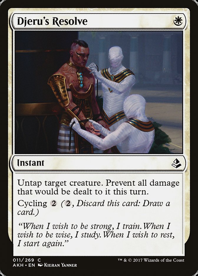 Djeru's Resolve [Amonkhet] Foil