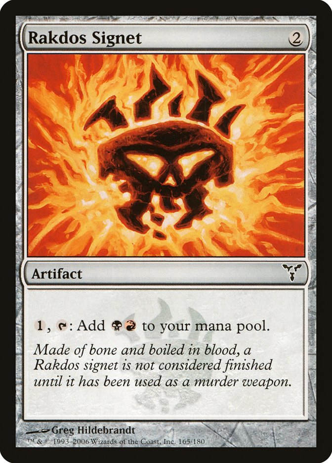 Rakdos Signet [Dissension] Foil