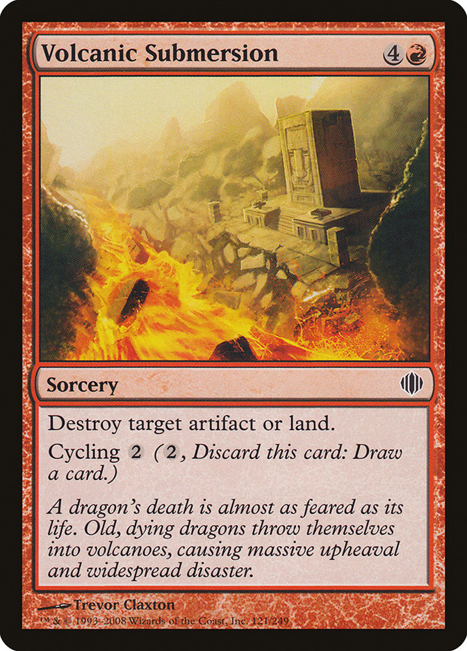 Volcanic Submersion [Shards of Alara] Foil