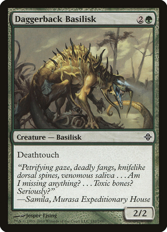 Daggerback Basilisk [Rise of the Eldrazi] Foil