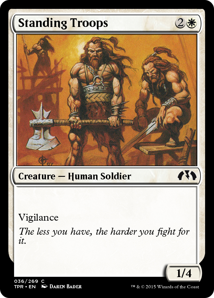 Standing Troops  [Tempest Remastered] Foil