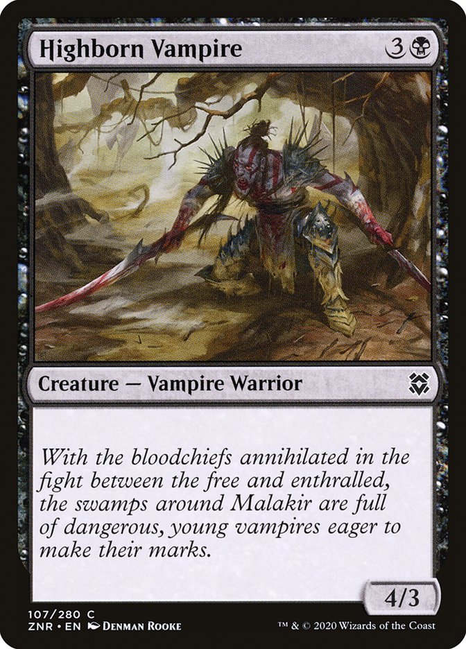 Highborn Vampire [Zendikar Rising] Foil