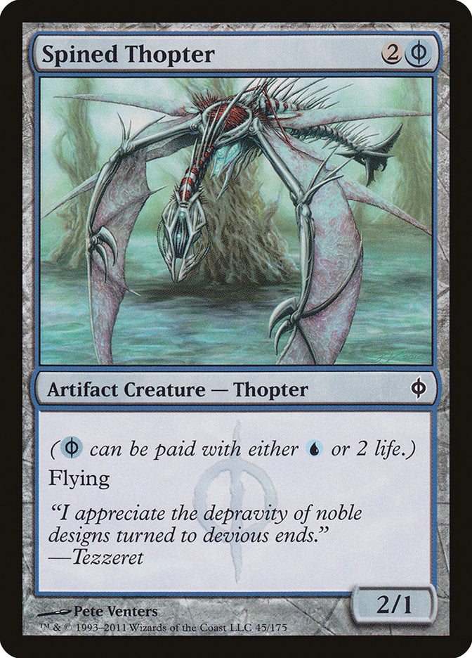 Spined Thopter [New Phyrexia] Foil
