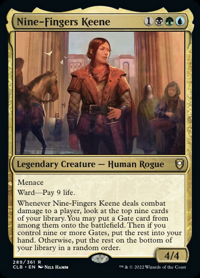 Nine-Fingers Keene [Commander Legends: Battle for Baldur's Gate] Foil