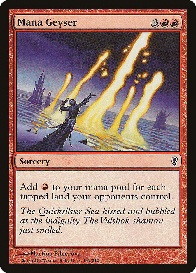 Mana Geyser [Conspiracy] Foil