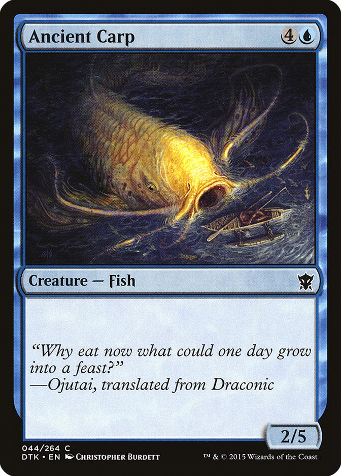 Ancient Carp [Dragons of Tarkir] Foil