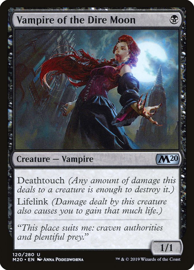 Vampire of the Dire Moon [Core Set 2020] Foil