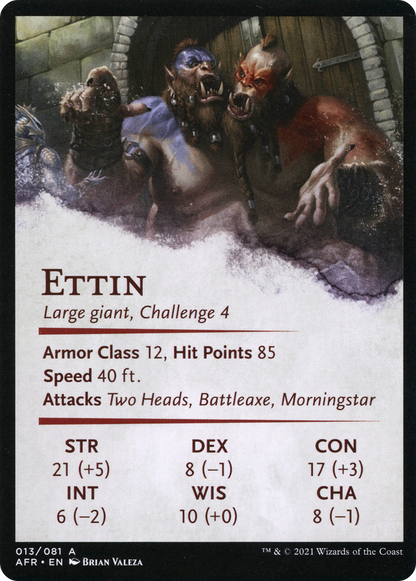 Power of Persuasion // Ettin  [Adventures in the Forgotten Realms Art Series] (Borderless)