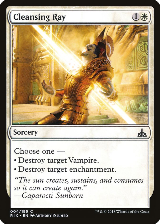 Cleansing Ray [Rivals of Ixalan] Foil