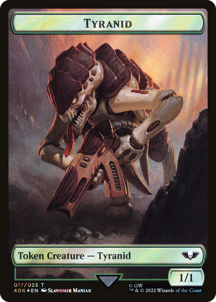 Tyranid  [Warhammer 40,000 Tokens] Foil