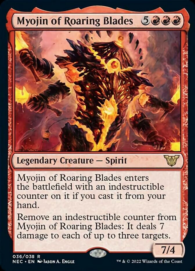 Myojin of Roaring Blades [Kamigawa: Neon Dynasty Commander] Foil