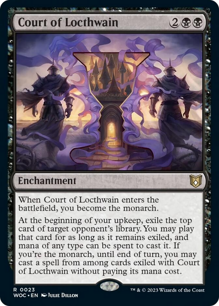 Court of Locthwain [Wilds of Eldraine Commander] Foil