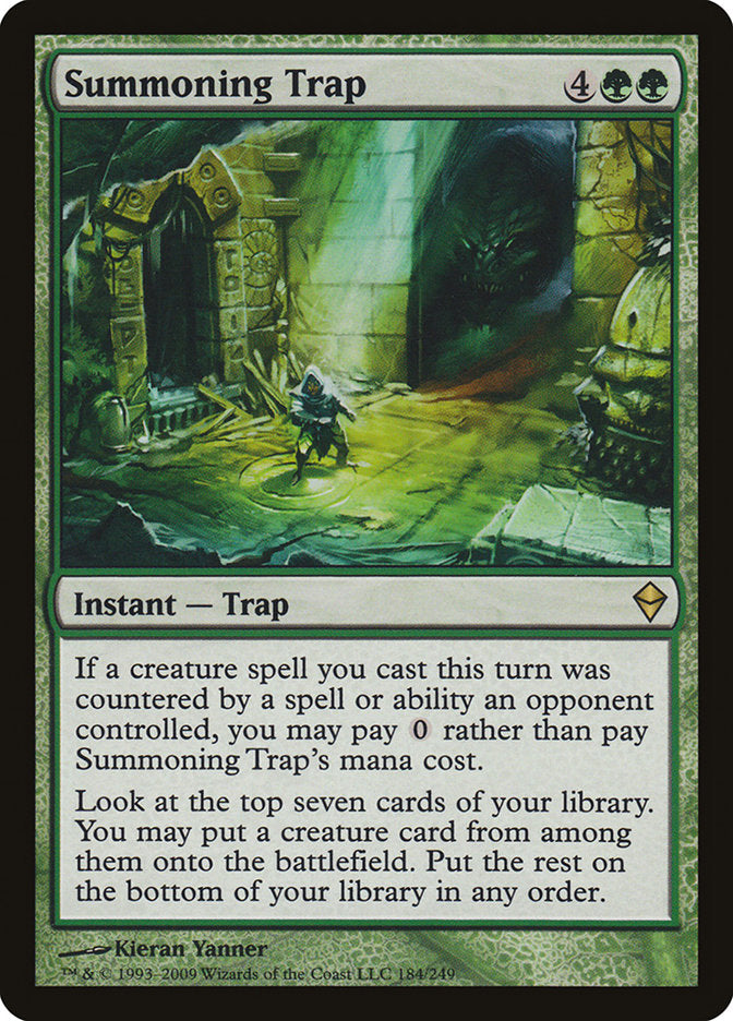 Summoning Trap [Zendikar] Foil