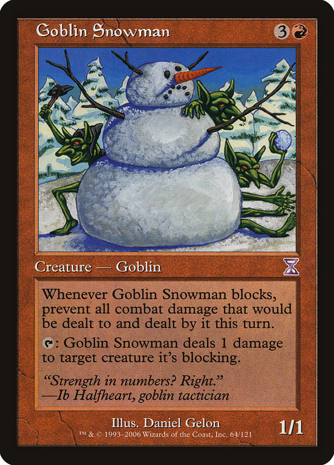 Goblin Snowman [Time Spiral Timeshifted] Foil