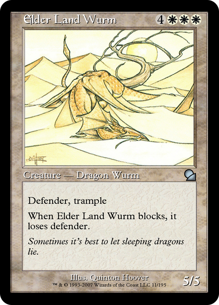 Elder Land Wurm  [Masters Edition] Foil