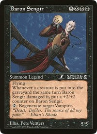 Baron Sengir (Oversized) [Oversize Cards] Foil