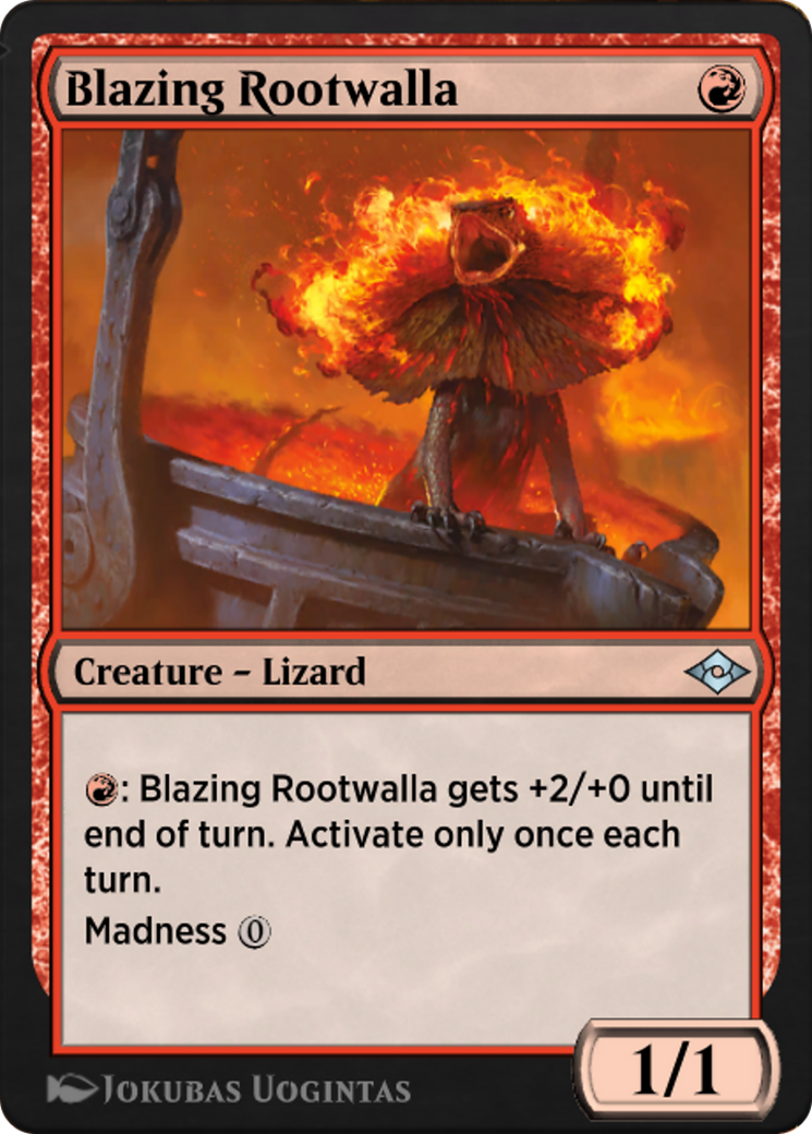 Blazing Rootwalla  [Jumpstart: Historic Horizons]