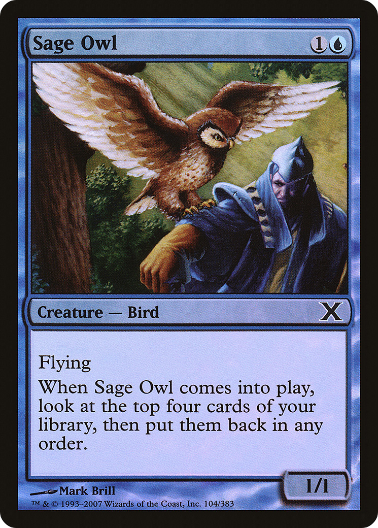 Sage Owl  [Tenth Edition] Foil