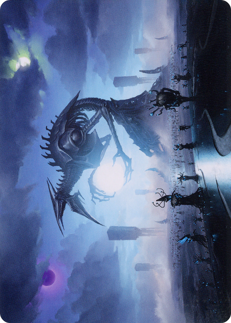 Blue Sun's Twilight // Blue Sun's Twilight  [Phyrexia: All Will Be One Art Series] (Borderless)