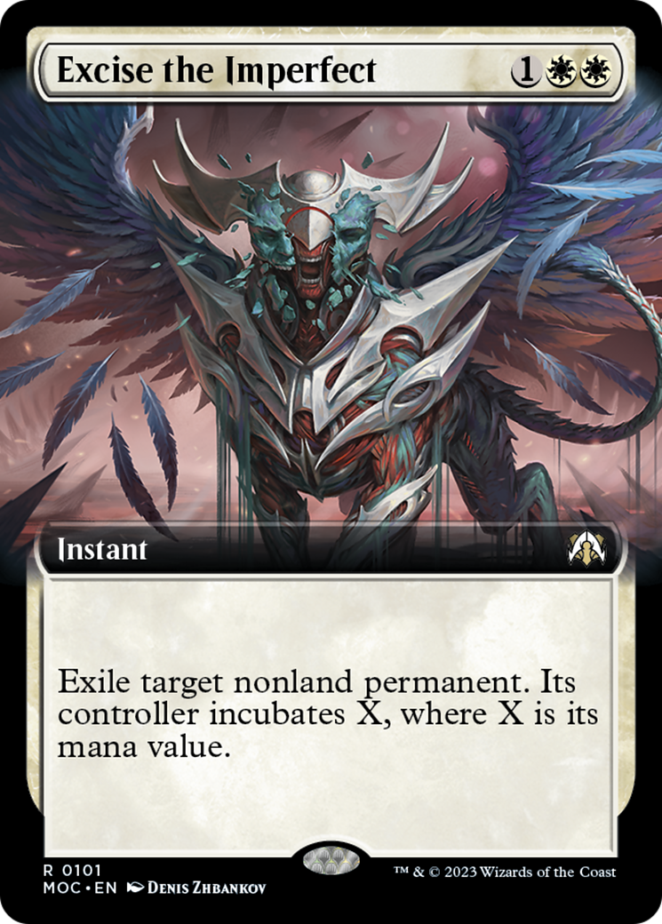 Excise the Imperfect (Extended Art) [March of the Machine Commander] Foil
