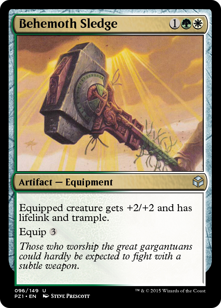 Behemoth Sledge  [Legendary Cube Prize Pack] Foil