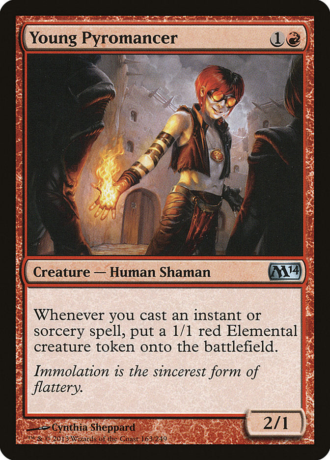 Young Pyromancer [Magic 2014] Foil