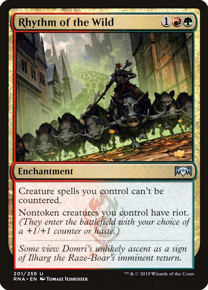 Rhythm of the Wild [Ravnica Allegiance] Foil