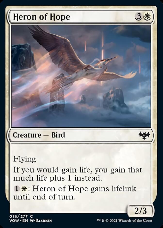 Heron of Hope [Innistrad: Crimson Vow] Foil