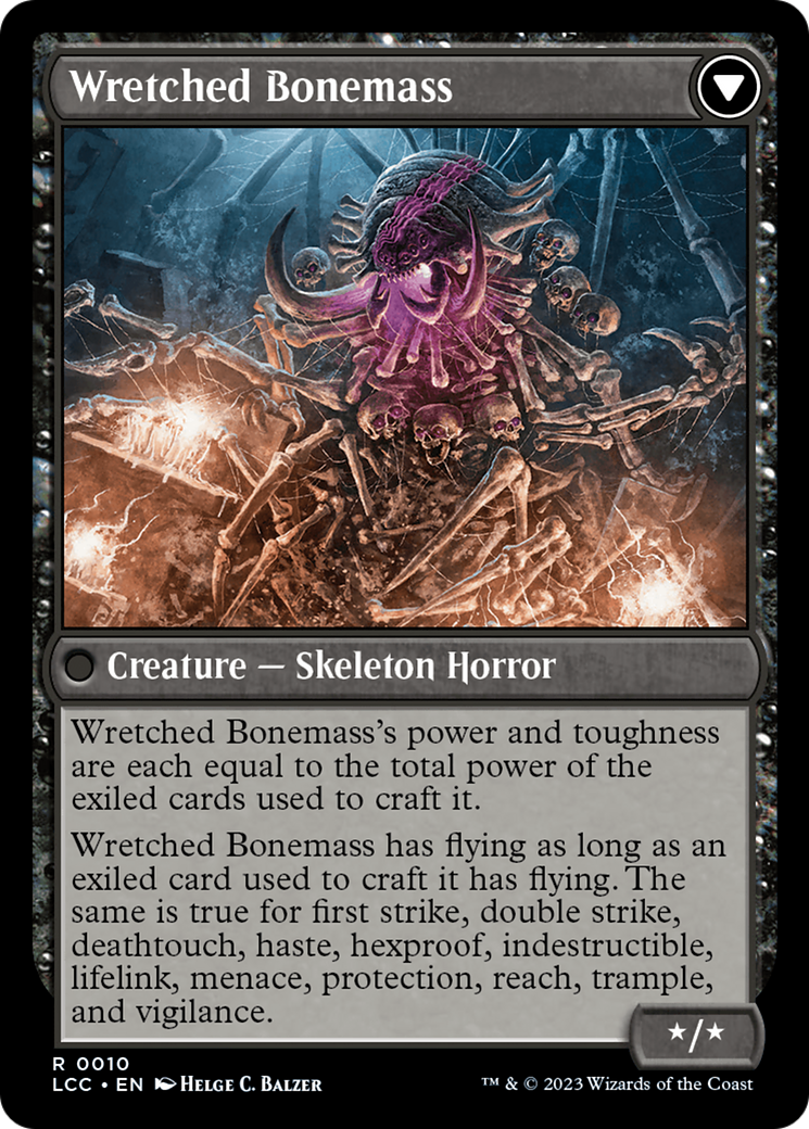 Altar of the Wretched // Wretched Bonemass [The Lost Caverns of Ixalan Commander] Foil