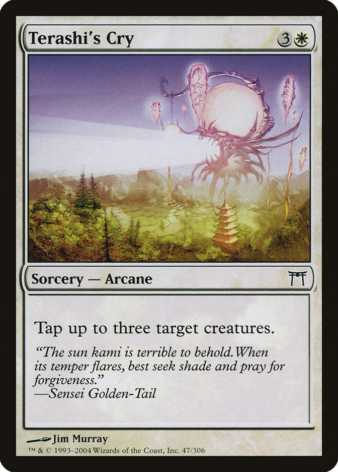 Terashi's Cry [Champions of Kamigawa] Foil
