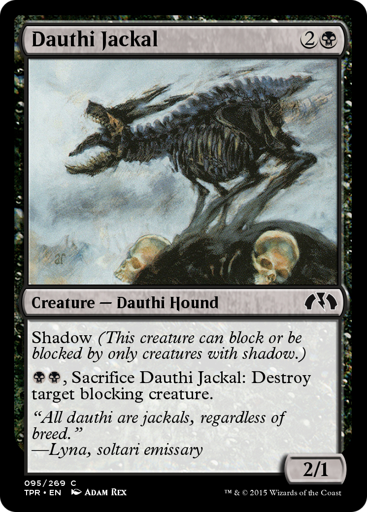 Dauthi Jackal  [Tempest Remastered] Foil