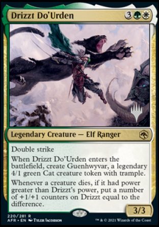 Drizzt Do'Urden (Promo Pack) [Dungeons & Dragons: Adventures in the Forgotten Realms Promos] Foil
