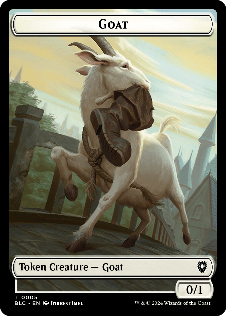 Goat  [Bloomburrow Commander Tokens]