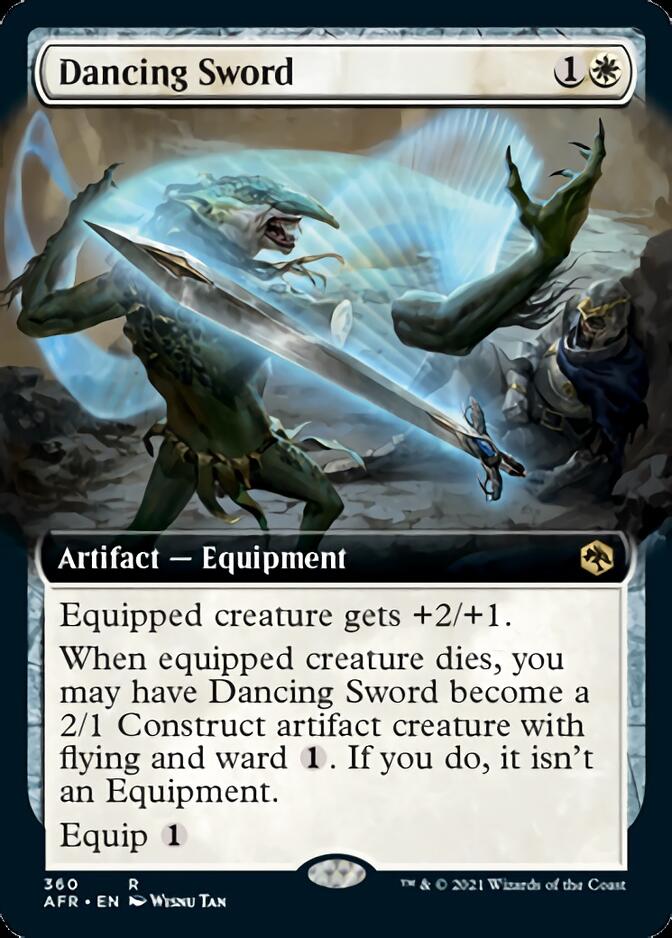 Dancing Sword (Extended Art) [Dungeons & Dragons: Adventures in the Forgotten Realms] Foil